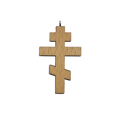 Krížik drevený andrejevský (pravoslávny), vzor 3