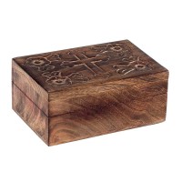 Relikviár drevený gravírovaný 03