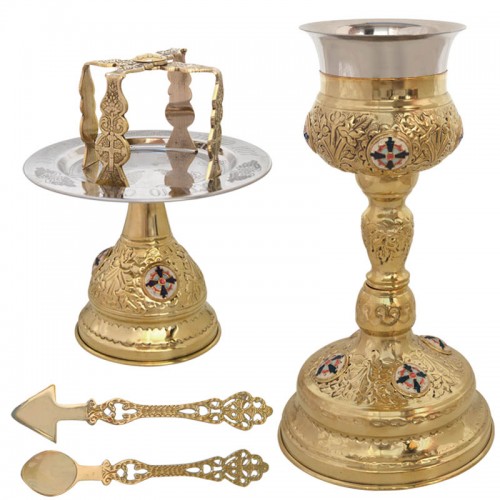 Brass Chalice Set