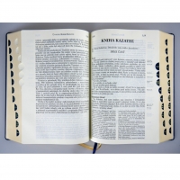 Jeruzalemská Biblia, veľký formát, modrá, zlatá oriezka, 2022