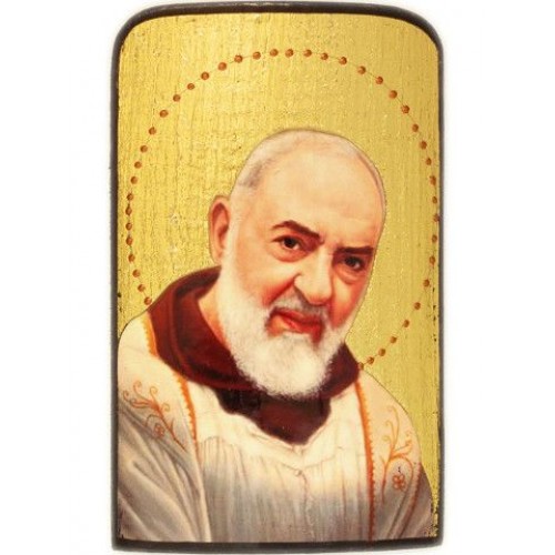Cestovná ikonka - Sv. Páter Pio motív 1.