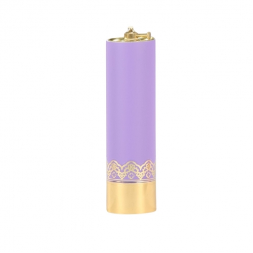 Oil candle 22cm ø63mm - purple