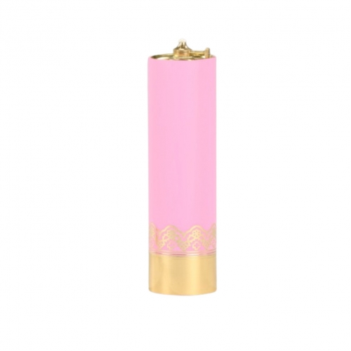 Olejová svíčka 22cm ø63mm - růžová