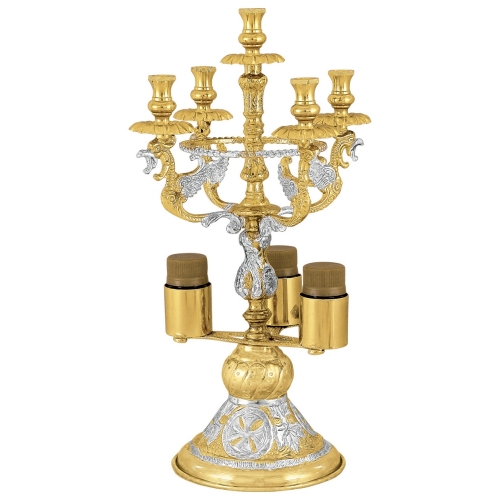 FIVE BRANCHED CANDLESTICK (Dragon)