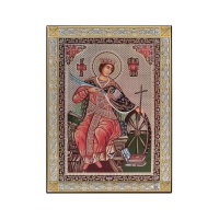 Strieborná ikona - Sv. Katarina