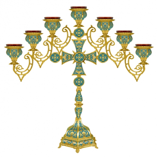 Sedemramenná lampáda - sedemsvietnik, vzor 22