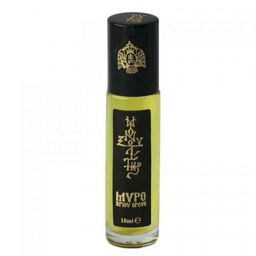 Myrha, aromatický olej z Monastiera Svätého Mikuláša (Monoxilitis)