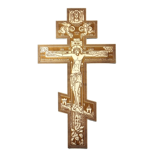 Kríž osmikonečný osemramenný, vzor 2, brúsený