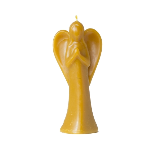 Sviečka z včelieho vosku - anjel, verzia 02