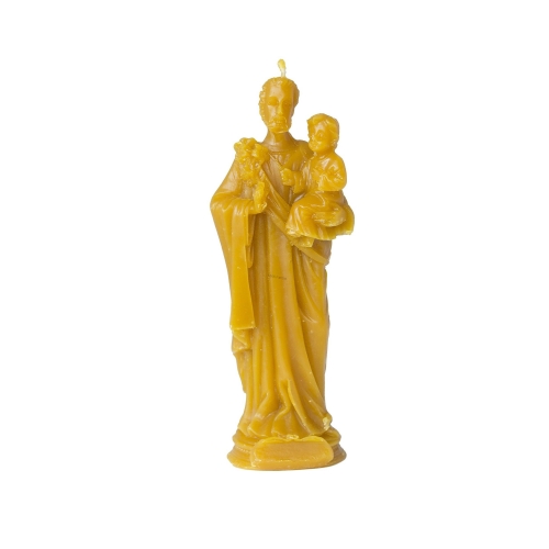 Sviečka z včelieho vosku - svätý Jozef