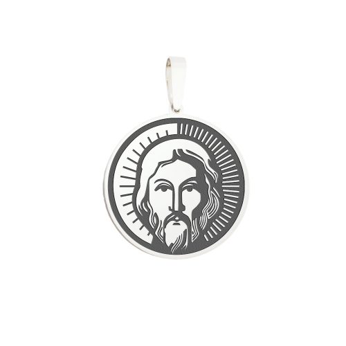 Medailónik "Ježiš", strieborný (kruh)