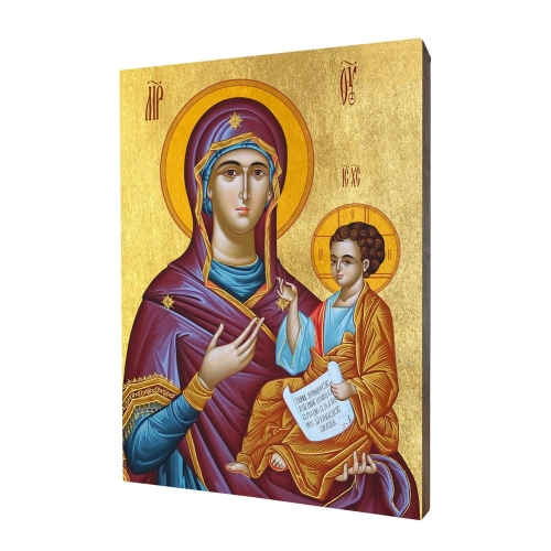 Ikona Kazaňská Matka Božia, pozlátená, vzor 3