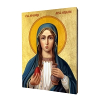 Ikona "Sv. Mária Magdaléna", pozlátená